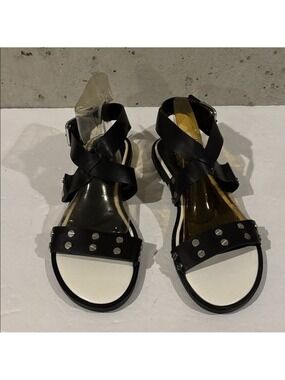 Nicole Black Dara Studded Sandals - 10